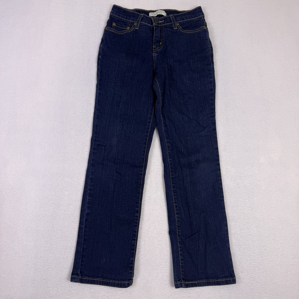 Levi's 512 Perfectly Slimming Straight Jeans Women's 4 S/C Blue